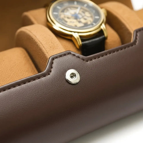 Coffret de voyage 3 montres en similicuir élégant