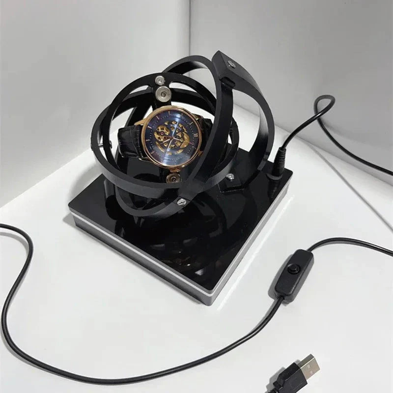 Remontoir Automatique « Obsidienne » – 12 Montres